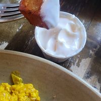 Vegan mayo at Le Trèfle in Montreal