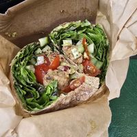 Wrap with falafel at Wild Foodz by Hotel Entree in Bruges