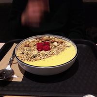 mango passion bowl at Wild Foodz by Hotel Entree in Bruges