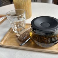 Mint tea 4,50€  at Kaffee Kamiel in Bruges