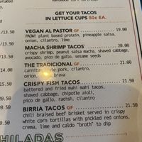 Vegan Al Astor description   at Rocco's Tacos in Naples