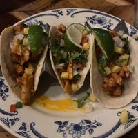 Vegan Al pastor tacos  at Rocco's Tacos in Naples