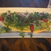 Vegan Avocado Flat Bread at Barrel District in Cathedral City