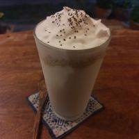 Coconut shake - gotta try it! at Galapagos in Koh Lanta