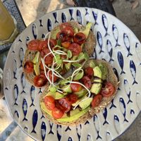 Avocado on toast  at Galapagos in Koh Lanta