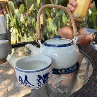 Ginger tea pot   at Galapagos in Koh Lanta
