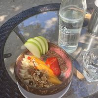 Açaí vegan smoothie bowl   at Galapagos in Koh Lanta