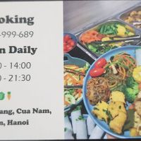 Business card back at Vegito in Hanoi