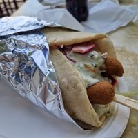 Tunnbrödsrulle at Jonsborgsgrillen in Gothenburg