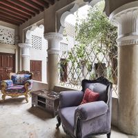 Our courtyard at XVA Art Hotel & Cafe in Dubai