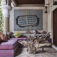 Our courtyard  at XVA Art Hotel & Cafe in Dubai