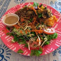 'Meatloaf' platter. at Chef Brooke's Natural Cafe in Fort Myers