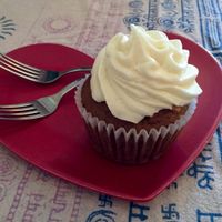 The Godfather cupcake. at Chef Brooke's Natural Cafe in Fort Myers