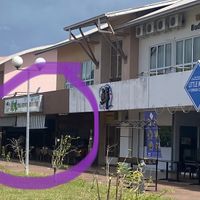 Cafe is on the left  at Yuan Wei 缘味 in Sandakan