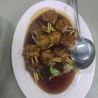 Vege honey rib meat at Yuan Wei 缘味 in Sandakan