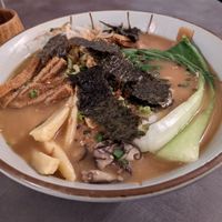 Veggie ramen at Takumi Ramen in Lyon
