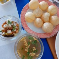Pani puri (vegan) at Cozinha de Sonia  in Portimao