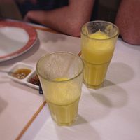 mango lassi 🧡  at Cozinha de Sonia  in Portimao