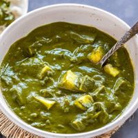 Spinach- tofu vegan at Cozinha de Sonia  in Portimao