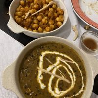 Lentil Dahl, chickpea curry  at Cozinha de Sonia  in Portimao