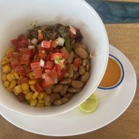 Mexican burrito bowl  at La Casa Tropicana by Cospace in Koh Phangan