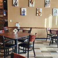 Dining room at Nafkot Ethiopian in Raleigh
