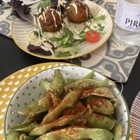 Koftas and Edamame  at El Gastronauta  in Malaga