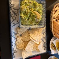 vegan guacamole and nachos  at El Gastronauta  in Malaga