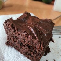 Gluten free and oil free chocolate cake at Align Vegan Bakery in East Singapore