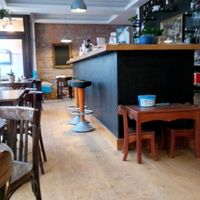 The bar at Meerjungfrau in Leipzig