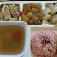 Lunch set at $48 plus vegan egg $5, so gooood! at Loving Hut - Wan Chai in Hong Kong Island