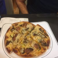 Vegan cheese pizza at Loving Hut - Wan Chai in Hong Kong Island