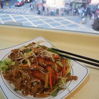 Noodles with a view  at Loving Hut - Wan Chai in Hong Kong Island