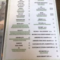 Getränkekarte at Katzentempel in Regensburg