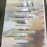 Eiskarte at Katzentempel in Regensburg