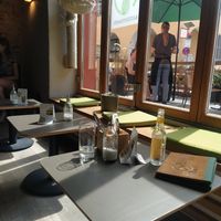 Location (where I sit) at Katzentempel in Regensburg