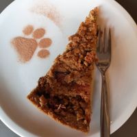 Rhabarberkuchen at Katzentempel in Regensburg