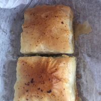 Pistachio Baklava (with honey 🍯 for vegans who dont mind) at King of Falafel - Food Cart in New York City