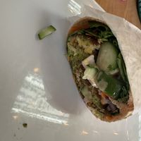 Falafal wrap  #Veganuary at Whole Green Cafe in Delray Beach