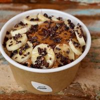 Going Nuts Oatmeal at The Oat Bar in Prague