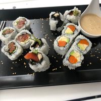Karotten Sushi ist fabelhaft at Mo's Café in Hamburg