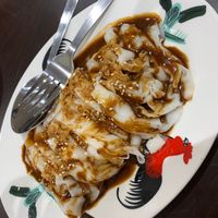 Chee Cheong Fun ( options of Curry / sweet sauce ) at AIK Cheong in Kuala Lumpur