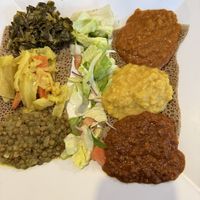 Vegetarian platter   at The Red Sea in Minneapolis