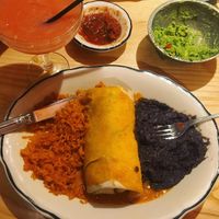 Veggie burrito (from vegan menu) at SolToro in Montville