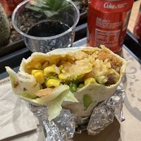 Burrito vegan  at Burritos in Barcelona