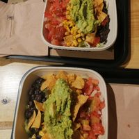 Salad bowl at Burritos in Barcelona