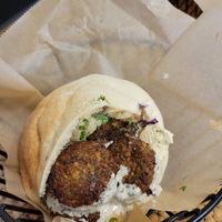 Falafel on Pita at Sunrise Pita and Grill in Davie