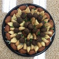 Vegan appetizer platter at Sunrise Pita and Grill in Davie