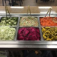 Complimentary Salad bar at Sunrise Pita and Grill in Davie