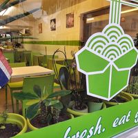 Interior at Pim's Thai Noodles 2 go in Aarau